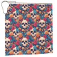 thumbnail image 1 of Rateoe colorful Skull rose Shower Curtain - Fancy Bathroom Shower Curtain Sets - Waterproof Shower Curtain with Hooks with 12 Plastic Hooks 72x72 Inches, 1 of 5