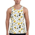 thumbnail image 1 of Rateoe construction tools Pattern Sleeveless Gym Shirt Muscle Tee Breathable Workout Shirt Slim-Fit Tank Quick Dry Fit Muscle Tank Top Bodybuilding Sleeveless T Shirt-XX-Large, 1 of 7