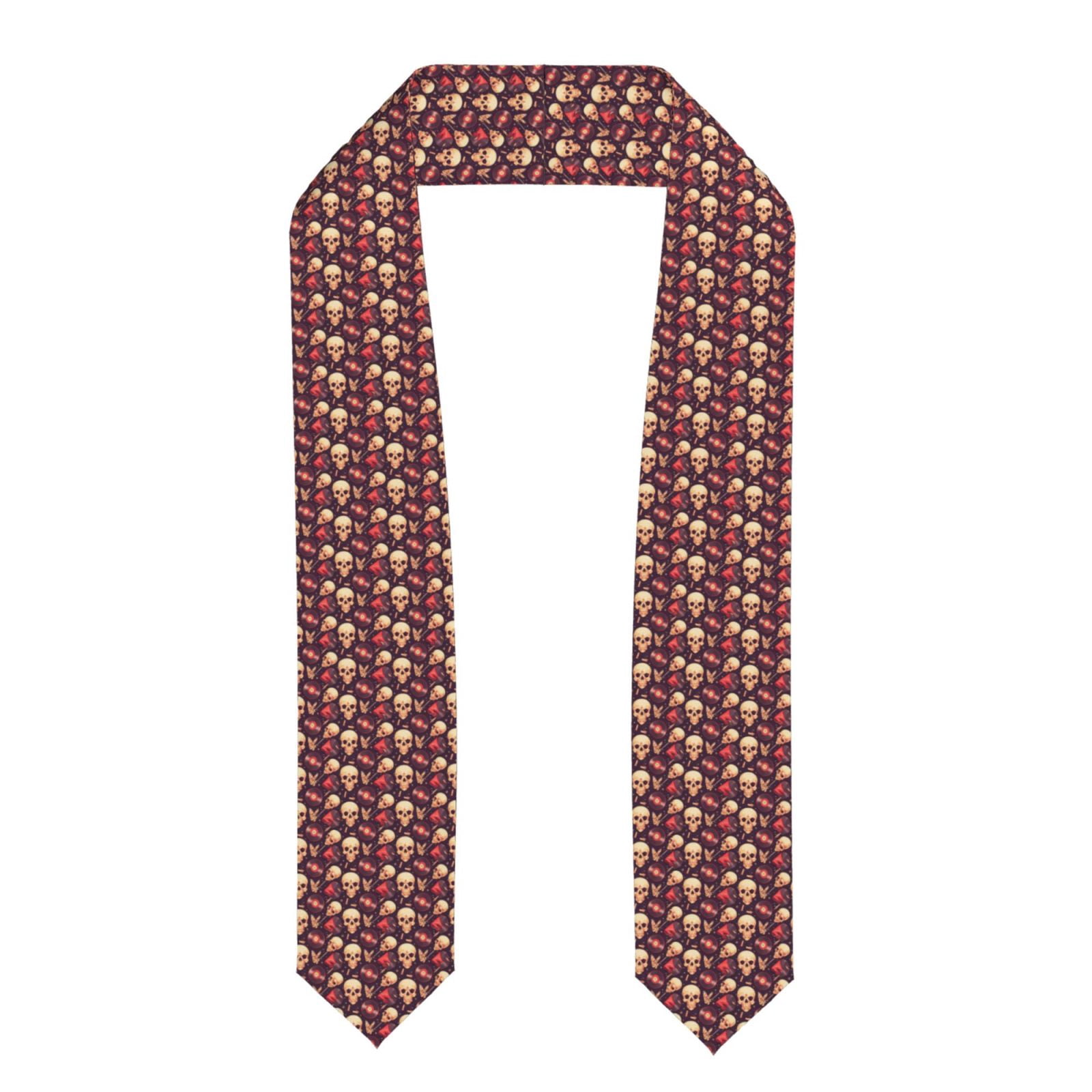 Rateoe cool rock Skull record Pattern Graduation Shawl Stole – Elegant ...