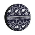 thumbnail image 1 of Rateoe elephants Pattern Tire Cover Wheel Protectors Weatherproof Wheel Covers Universal Fit for Trailer Rv SUV Truck Camper Travel Trailers Accessories-16 inch, 1 of 6