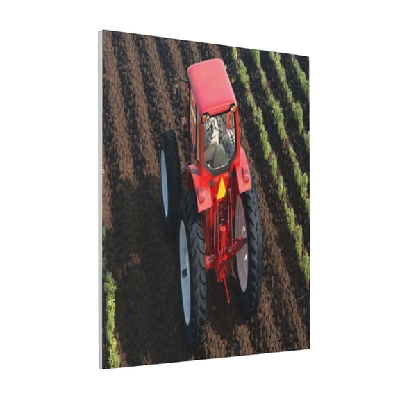 Rateoe farm work Pattern Decorative Picture – Unique Modern Wall Art, Ready-to-Hang Canvas Print for Home (Vertical)
