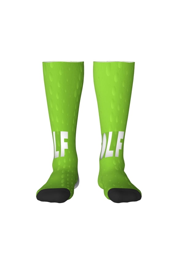 golf ball Pattern Women’s Knee High Crew Socks,Trouser Socks, – Comfortable, Breathable, Moisture-Wicking and Soft