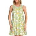 thumbnail image 1 of Rateoe happy Easter Pattern Women’s Sleeveless Dress,Casual Summer Dress,A-line Sleeveless Dress Versatile Summer Dress Stylish Day Dress, 1 of 7