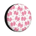 thumbnail image 1 of Rateoe pink polka dot bows Pattern Tire Cover Wheel Protectors Weatherproof Wheel Covers Universal Fit for Trailer Rv SUV Truck Camper Travel Trailers Accessories-17 inch, 1 of 6