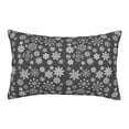 thumbnail image 1 of Rateoe simple white Snowflake Pattern Pillow Covers with Invisible Zipper(Pillows are not Included) Standard Pillowcases-20"x30", 1 of 6