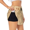 thumbnail image 1 of Rateoe taco tortilla Printed 2 in 1 Women's Workout Shorts for Athletic Gym Running Shorts with Phone Pockets-X-Large, 1 of 7