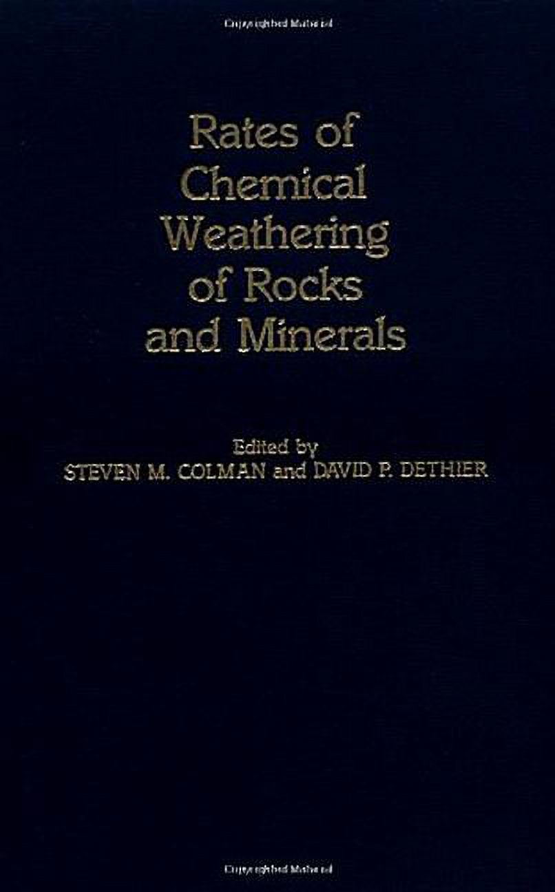 Rates of Chemical Weathering of Rocks & Minerals, (Hardcover) - Walmart.com
