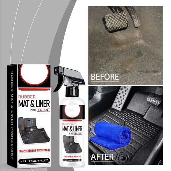 Ratfeit Car Multi-Function Foam Cleaner 120Ml - Interior, Roof & Foot Pad Degreaser, Non-Greasy, Anti-Slip Formula