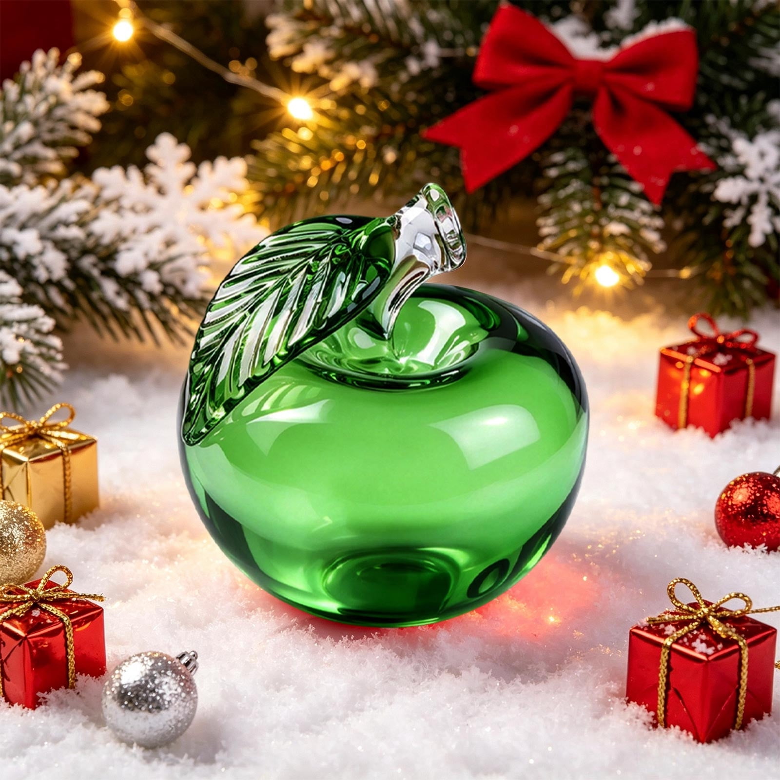 Furts Counter Ratfeit Christmas Rounded Fruit Figurine, Shatterproof High-Gloss ...