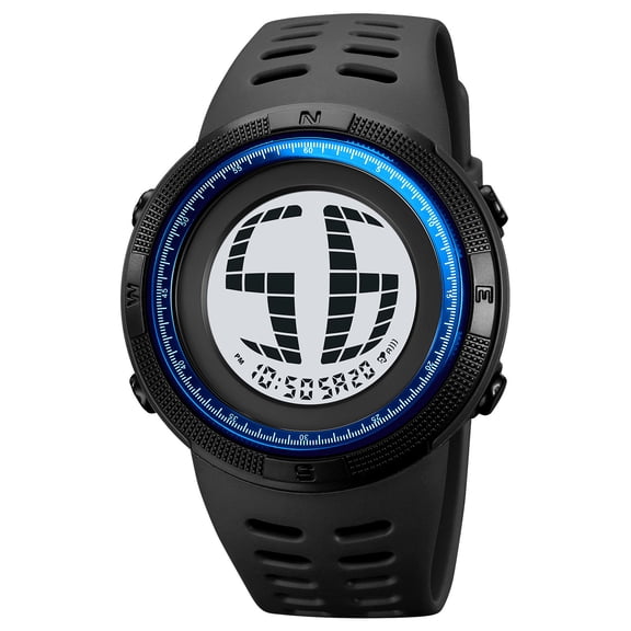 Ratfeit Digital Watch For Men & Women, Waterproof 50M Sports Watch With El Backlight, Military Style Outdoor Watch With Stopwatch, Timer, Alarm, Durable Abs Case & Soft Tpu Strap