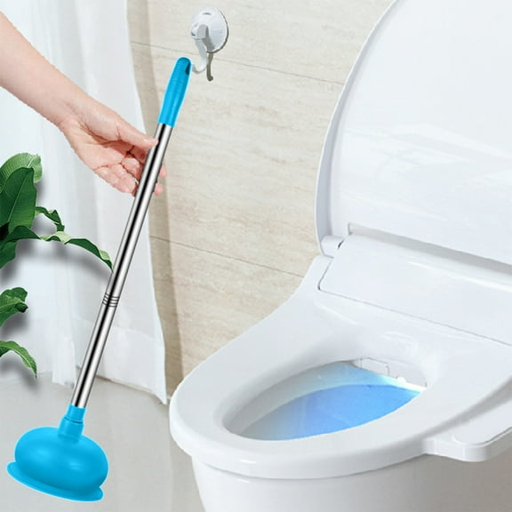 Ratfeit High Pressure Toilet Plunger & Unclogger Tool, Heavy-Duty Rubber Suction Cup For Kitchen & Household Drain Blockages, 1-Piece