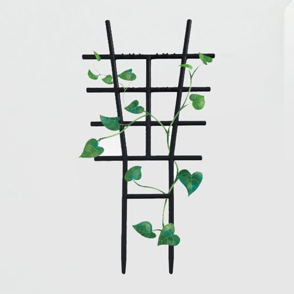 Ratfeit Plastic Trellis For Climbing Vines, 11" Flower Support Frame & Garden Grid, Indoor/Outdoor Use, 1-Pack