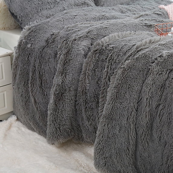 Ratfeit Plush Super Soft Shaggy Blanket Bedding Sofa Cover Furry Fuzzy Fur Warm Throw Qulit Cozy Couch Blanket for Winter (31"x47")