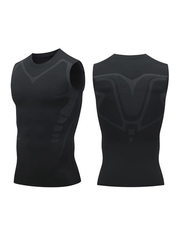 Tourmaline Posture Corrector Vest - Milk-silk Fabric Posture Corrector Vest for Men, Comfortable & Breathable