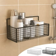 Ratfeit Wall Basket, Hanging Basket, Wire Basket, Wall Storage, Wall Organizer, Wire Baskets for Organizing, Mesh Structure, Sundries Basket, Kitchen Accessories, Hanging Kitchen Baskets, Black