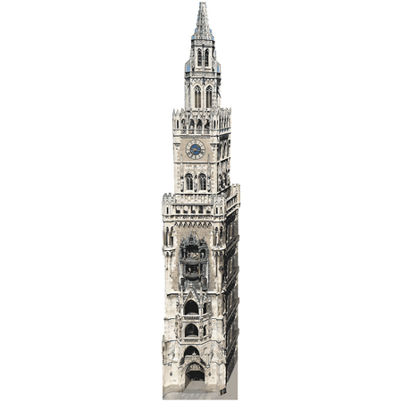 Rathaus-Glockenspiel New Town Hall Clock Tower Munich Germany Cardboard Cutout Standee Standup