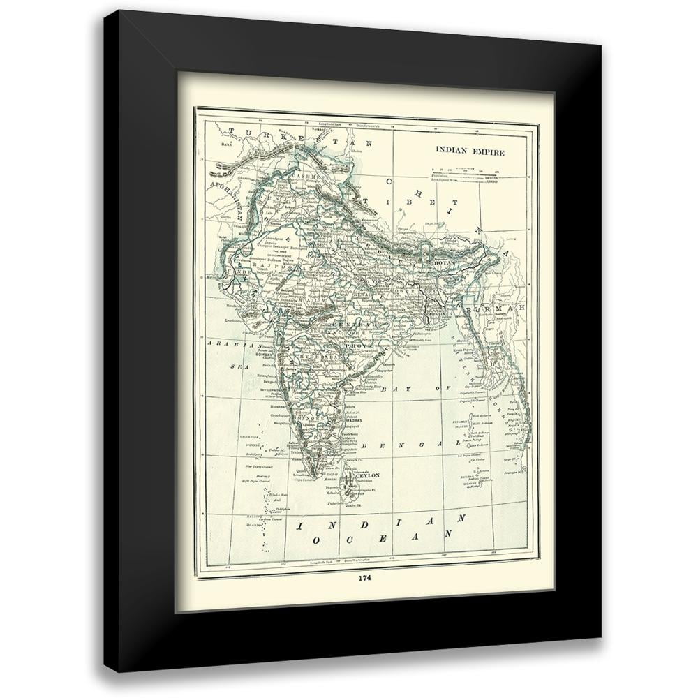 Rathbun 11x14 Black Modern Framed Museum Art Print Titled - Indian ...