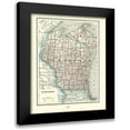 thumbnail image 1 of Rathbun 12x14 Black Modern Framed Museum Art Print Titled - Wisconsin - Rathbun 1893, 1 of 5