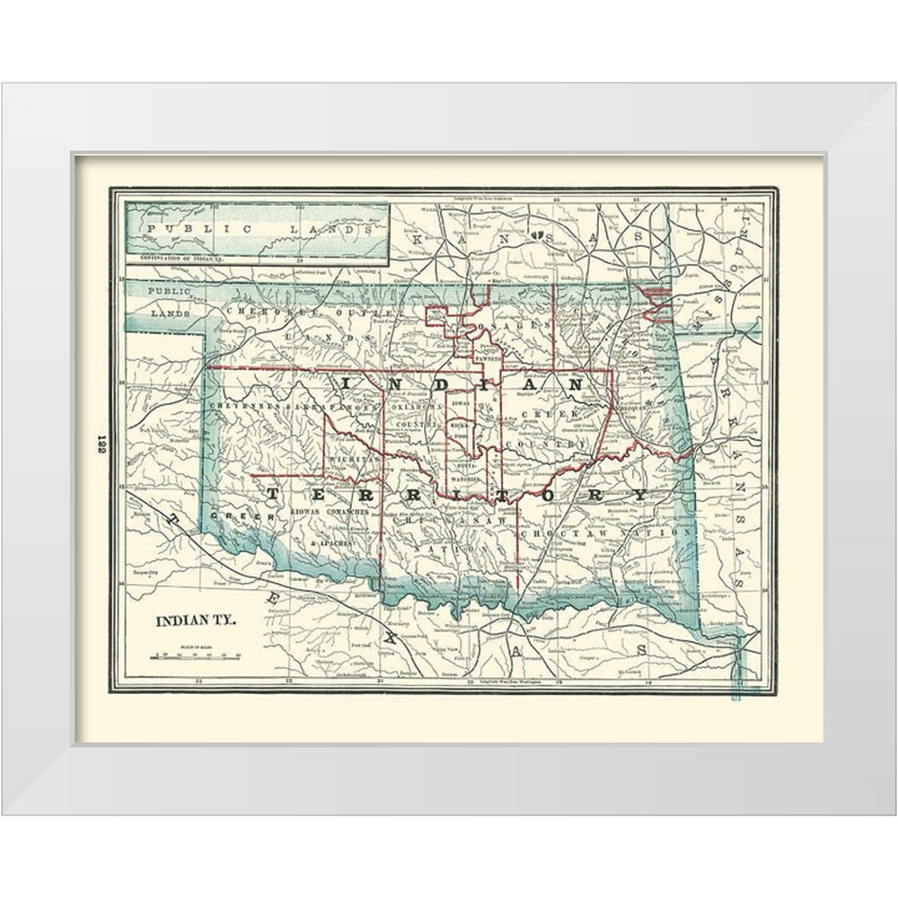 Rathbun 32x26 White Modern Wood Framed Museum Art Print Titled ...