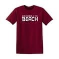 thumbnail image 1 of Rather Be At The Beach Sarcastic Humor Graphic Tees Gift For Mens Novelty Funny T Shirt, 1 of 5