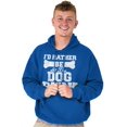 thumbnail image 1 of Rather Be Dog Park Pet Puppy Owner Hoodie Sweatshirt Women Men Brisco Brands L, 1 of 6