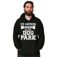 thumbnail image 1 of Rather Be Dog Park Pet Puppy Owner Hoodie Sweatshirt Women Men Brisco Brands X, 1 of 6
