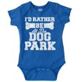 thumbnail image 1 of Rather Be Dog Park Pet Puppy Owner Romper Boys or Girls Infant Baby Brisco Brands 24M, 1 of 1