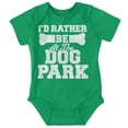 thumbnail image 1 of Rather Be Dog Park Pet Puppy Owner Romper Boys or Girls Infant Baby Brisco Brands 6M, 1 of 6