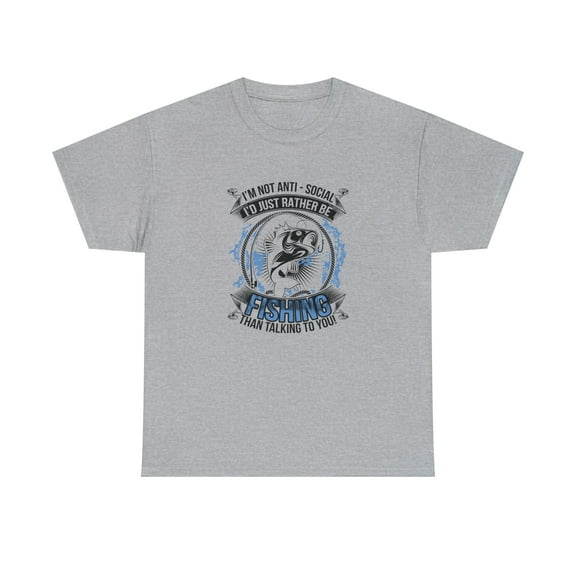 Rather Be Fishing, Fishing Gift, Fishing Shirt, Fisherman Tee - ID: 2254