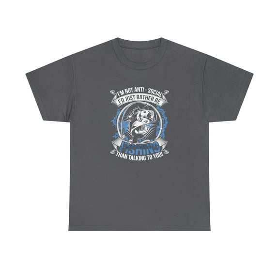 Rather Be Fishing, Fishing Gift, Fishing Shirt, Fisherman Tee - ID: 2254