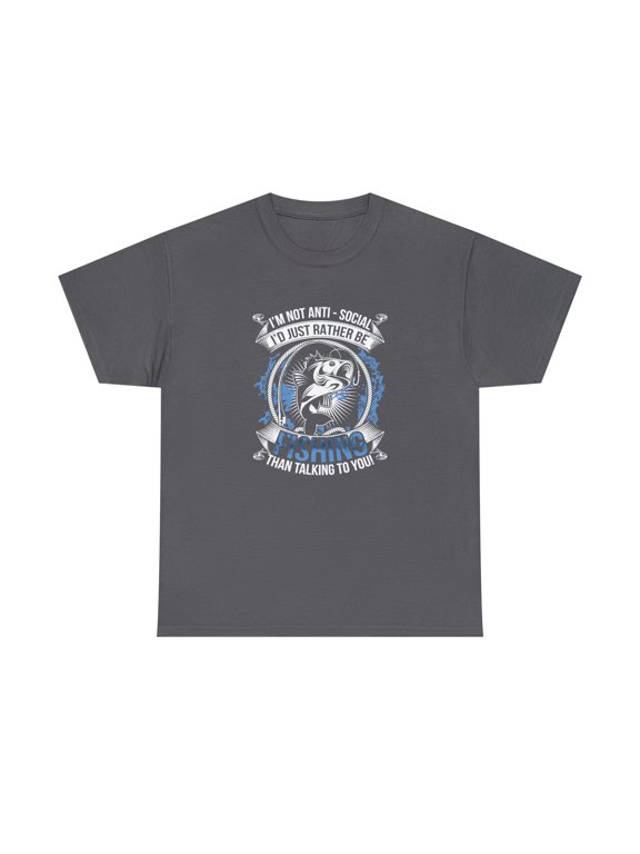 Rather Be Fishing, Fishing Gift, Fishing Shirt, Fisherman Tee - ID: 2254