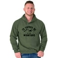 thumbnail image 1 of Rather Be In Mountains Hiking Life Unisex Plus Fleece Graphic Hoodie Brisco Brands 5X, 1 of 5