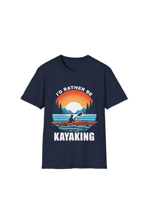 Rather Be Kayaking Kayaker Boating Lover Kayak Shirt