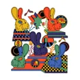 thumbnail image 1 of Rather Be With My Rabbits Summerbluess, 1 of 4