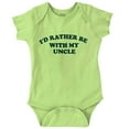 thumbnail image 1 of Rather Be With Uncle Nephew Niece Romper Boys or Girls Infant Baby Brisco Brands 6M, 1 of 7