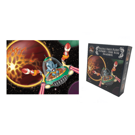 Rather Dashing We Come in Peace Parlor Jigsaw Puzzle