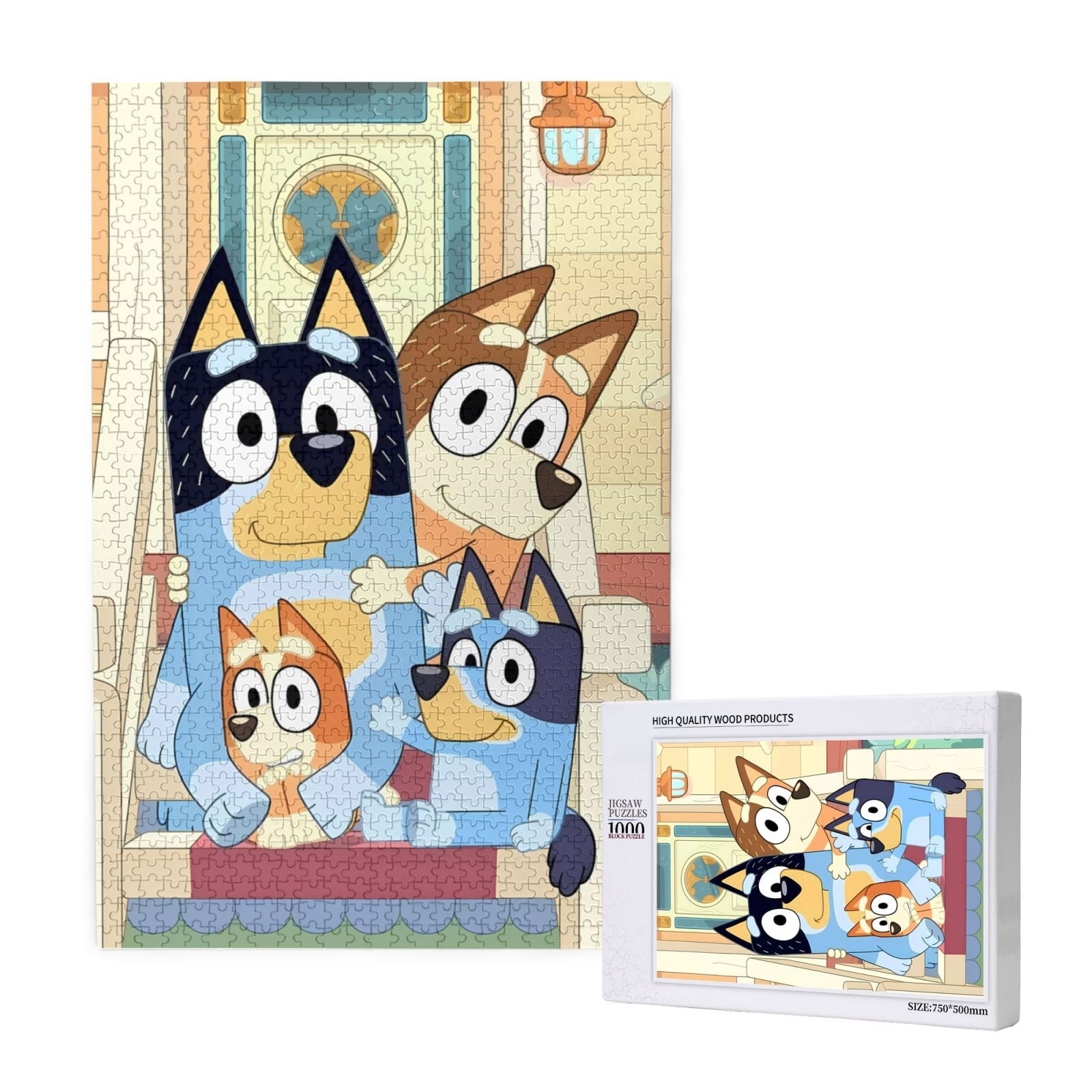 Jigsaw Puzzle For Adults Tree - Hugging Cub Challenging Puzzle Perfect For Game Nights Wood Puzzles For Adults Finished 500 Piece