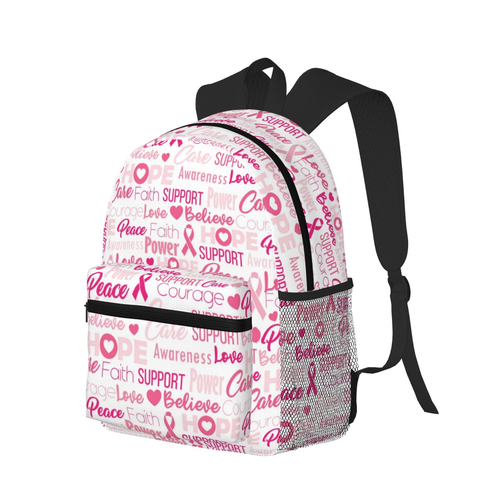 Ratiio Breast Cancer Ribbons Awareness Print Casual Backpack for Men ...