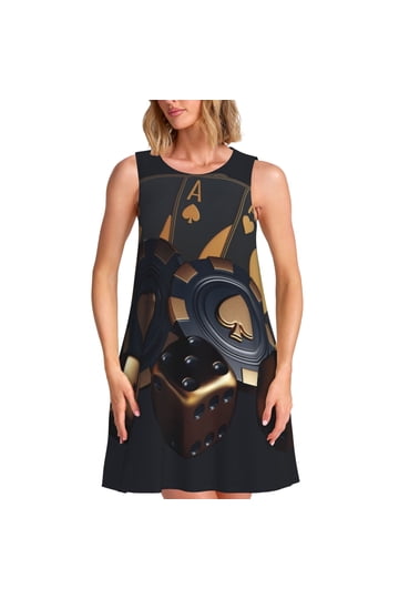 knee length dresses for ladies Casino Royale : Dress (Casino Red)