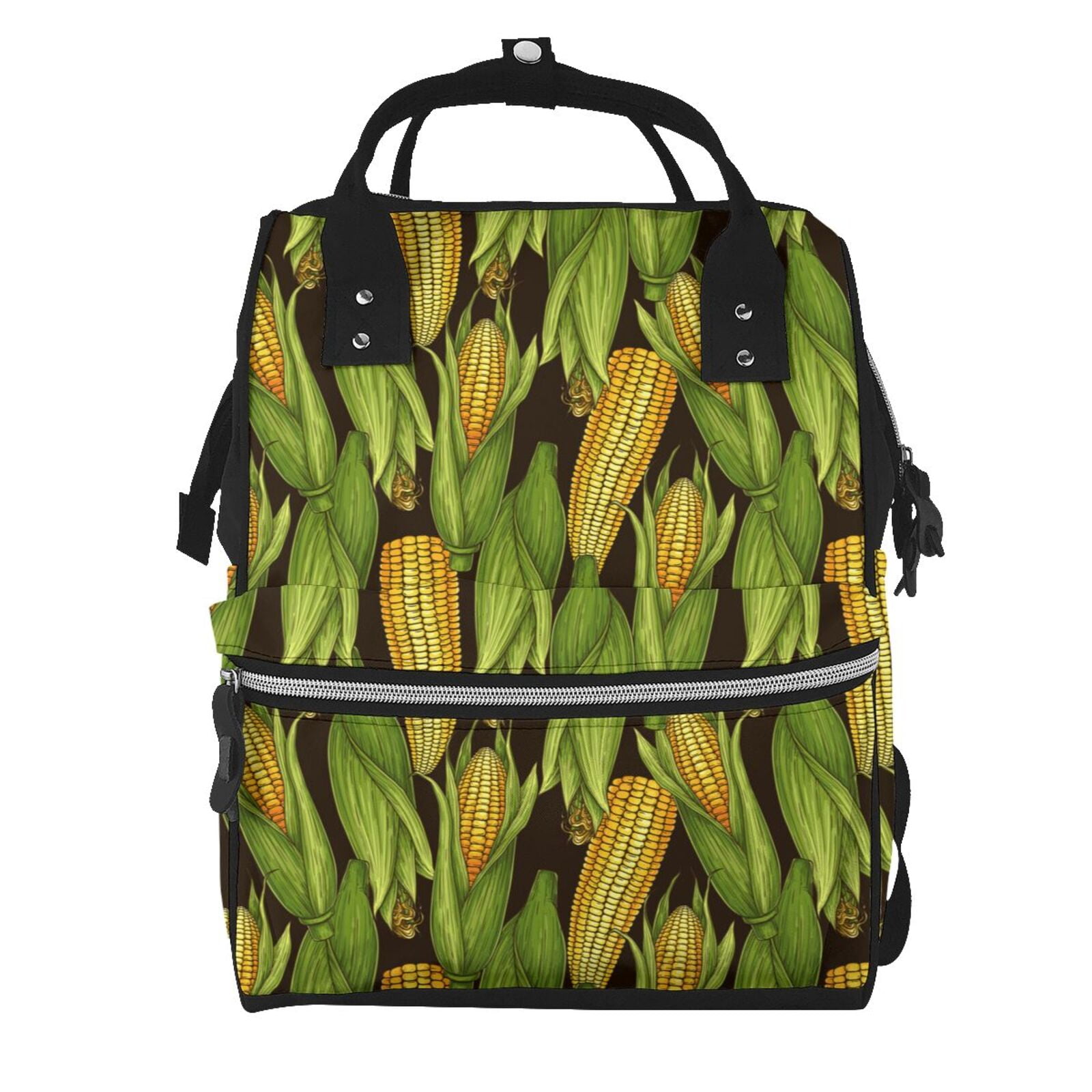 Ratiio Corn 2 Mummy Backpack - Waterproof Twill Canvas, Large Capacity Diaper Bag with Multiple Pockets and Adjustable Straps