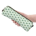 thumbnail image 1 of Ratiio Cute Crocodile Pattern Leather Pencil Case, Pencil Pouch with Durable Zipper, Compact and Stylish Organizer for Stationery, Art Supplies, Travel Essentials, 1 of 8