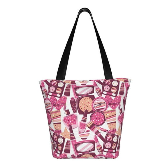 Ratiio Cute Girl Print Shoulder Bag for Women, Polyester Crossbody Purse Lightweight Handbag for Daily Travel and Casual Use