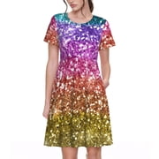 Womens Rainbow Dresses