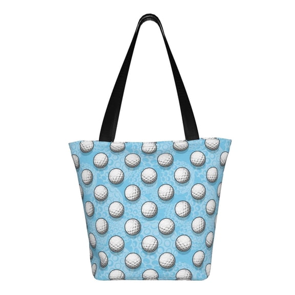 Ratiio Golf Balls 1 Print Shoulder Bag for Women, Polyester Crossbody Purse Lightweight Handbag for Daily Travel and Casual Use
