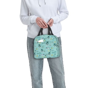 Ratiio Hawaiian Style Print Lunch Bag Lunch Box Insulated Lunch Bag Adult Lunch Box for Men and Women