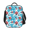 thumbnail image 1 of Ratiio Hawaiian Style Print Lunch Box - Reusable Lunch Bag Men Adult Women- Insulated LunchBox, 1 of 6