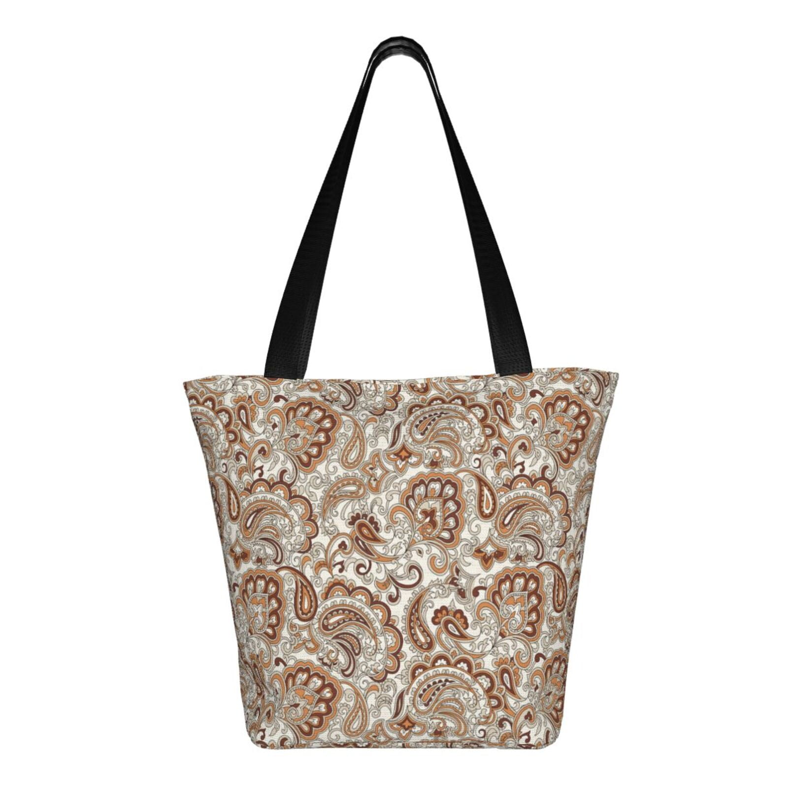 Ratiio Indian Paisley1 Print Shoulder Bag for Women, Polyester