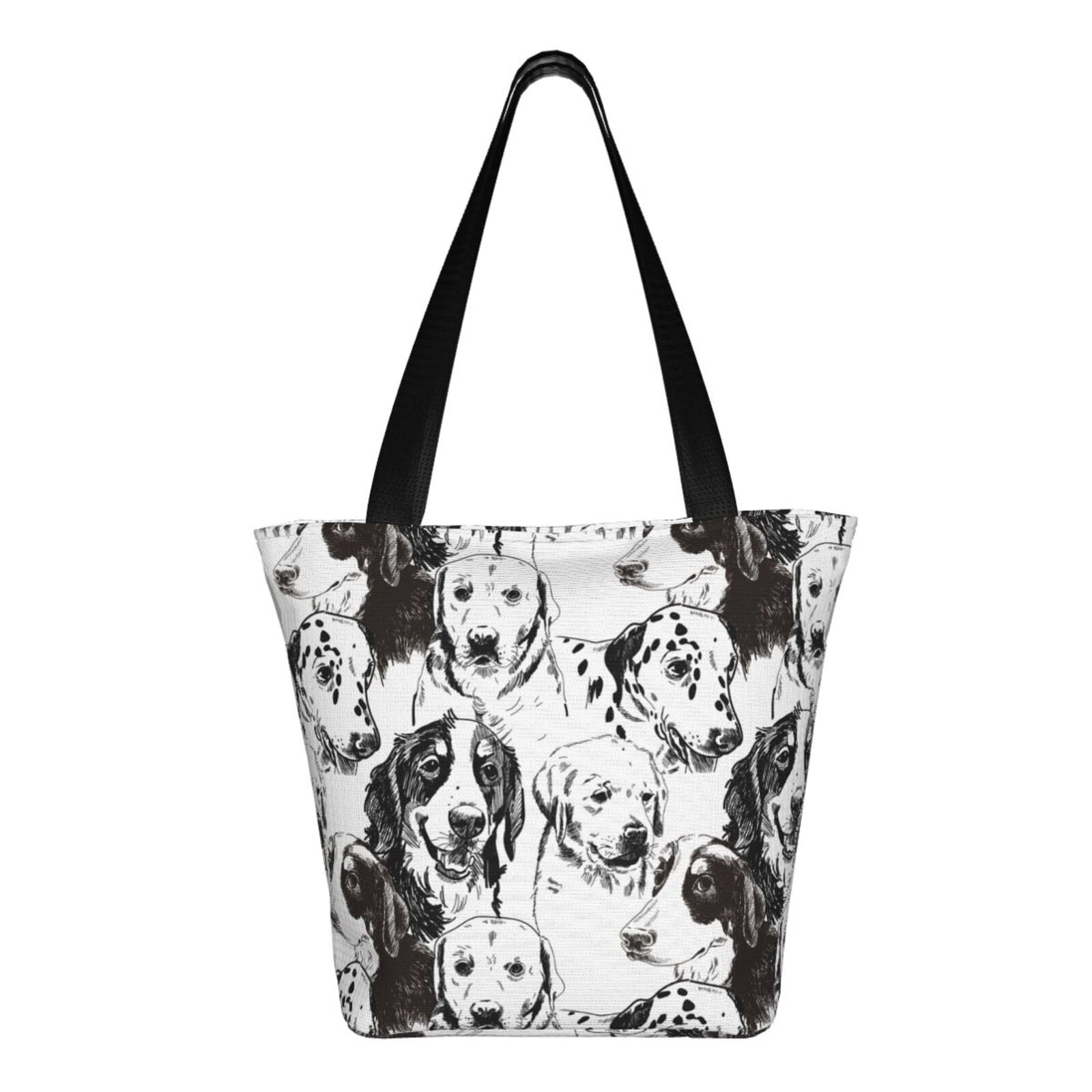 Ratiio Labrador Retriever Dog Print Shoulder Bag for Women, Polyester Crossbody Purse Lightweight Handbag for Daily Travel and Casual Use