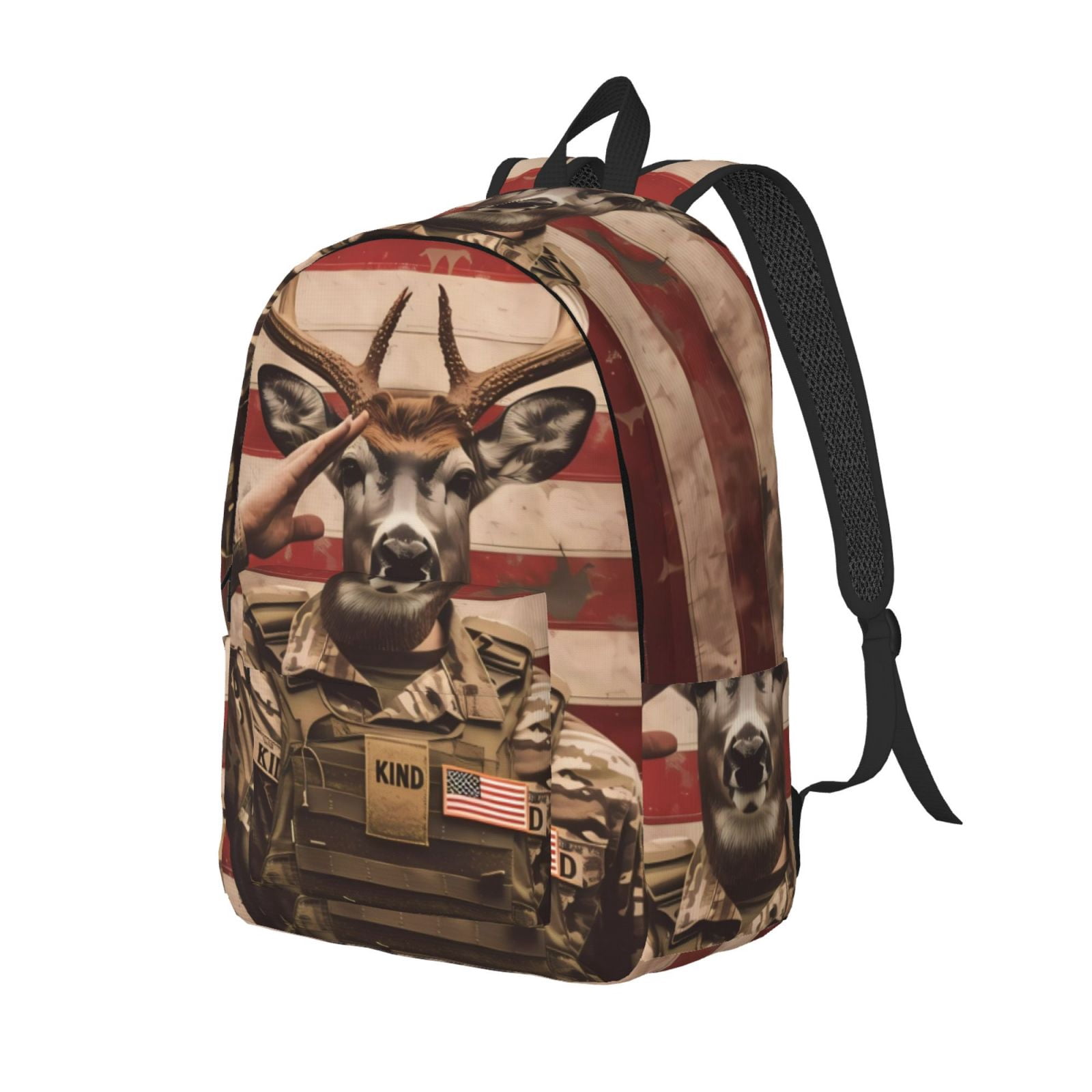 Patriot Print Pattern Backpack main image 0