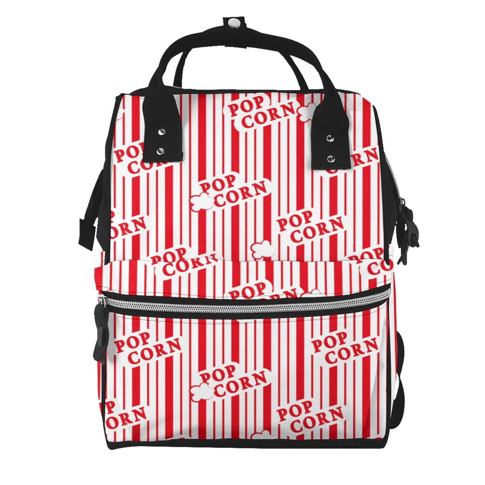 Ratiio Popcorn 1 Mummy Backpack - Waterproof Twill Canvas, Large Capacity Diaper Bag with Multiple Pockets and Adjustable Straps